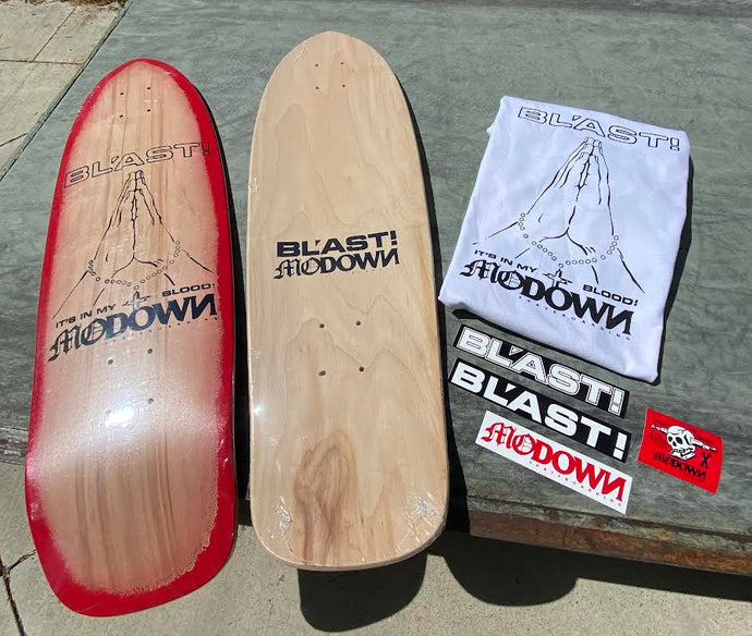 NOW ON LINE: MODOWN BL'AST!  Deck "Stoneage Series" Collaboration Package