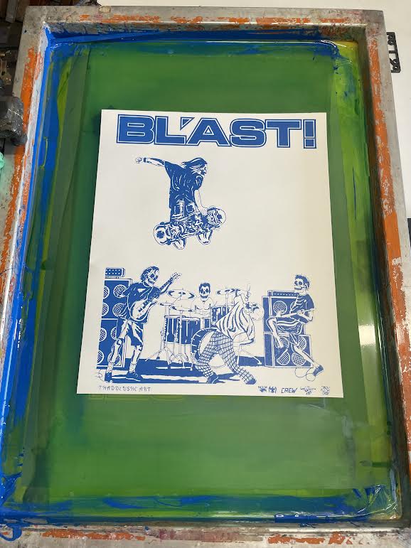 BL'AST! "Classic Skate Poster" artwork version